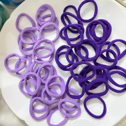 کش مو حوله ای یاسی و بنفش