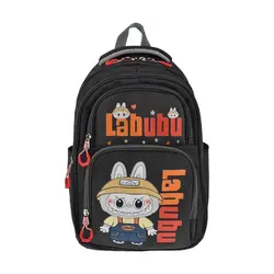 کوله پشتی مدرسه ای لبوبو Labubu رنگ مشکی