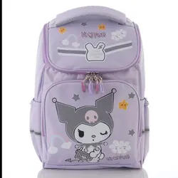 کوله پشتی مدل صندوقی طرح کرومی کد 0056 رنگ یاسی