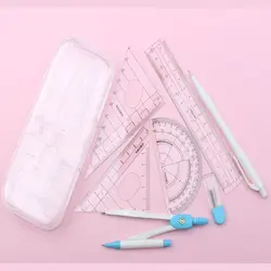 ست پرگار.گونیا و نقاله 7تکه compass کد 8405