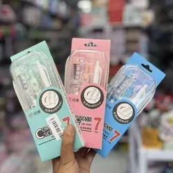 ست پرگار.گونیا و نقاله 7تکه compass کد 8405