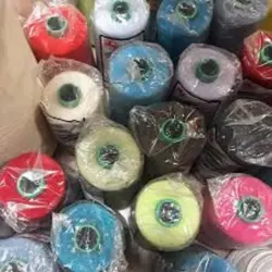 دوک نخ خیاطی اورجینال سفیدومشکی