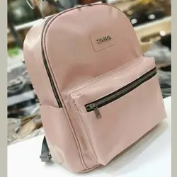 کوله پشتی چرم مصنوعی طرح زارا ZARA رنگ کالباسی