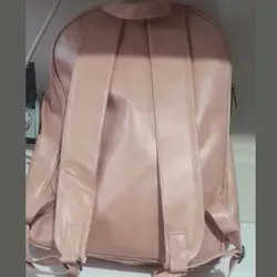 کوله پشتی چرم مصنوعی طرح زارا ZARA رنگ کالباسی