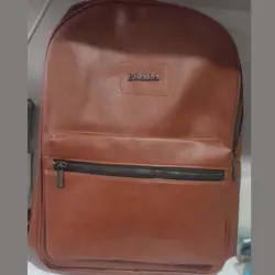 کوله پشتی چرم مصنوعی طرح زارا ZARA رنگ قهوه ای