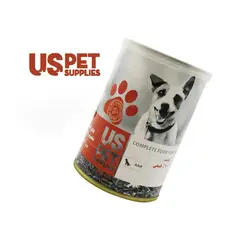 کنسرو توله سگ یو اس پت طمع گوساله و سیب ( 400 گرم )