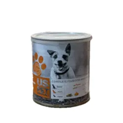 کنسرو سگ یو اس پت طعم سیرابی و کدوتنبل ( 800 گرم )