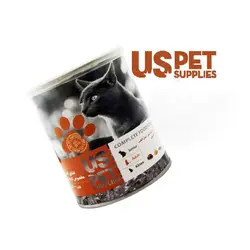 کنسرو گربه یو اس پت طعم گوشت مرغ و کدو تنبل و سنبل‌الطیب ( 800 گرم)