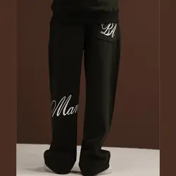 ست هودی و شلوار اسلش مردانه سه نخ خارخورده سبزتیره