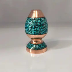 نمک پاش مسی فیروزه کوبی (پک 2 عددی)