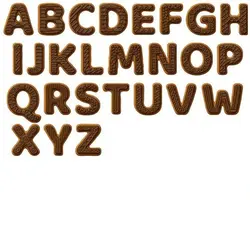 کاتر شیرینی پزی لوازم قنادی پسته طرح حروف انگلیسی مدل PST123 مجموعه 26 عددی