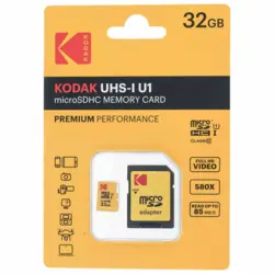 کارت حافظه microSDHC امتک کداک کلاس ۱۰ استاندارد UHS-I U1 سرعت ۸۵MBps 580X همراه با آداپتور SD ظرفیت ۳۲ گیگابایت