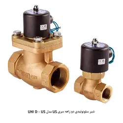 شیر کنترلی سلونوئیدی دو راهه مدل UNI D - کد 788