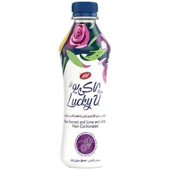 نوشیدنی بدون گاز لیموترش باطعم گلاب و زعفران لاکی یو - 500 میلی لیتر - سولیسوق تهران