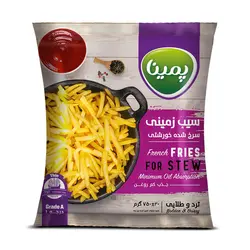 سیب زمینی سرخ شده خورشتی پمینا - 750 گرم