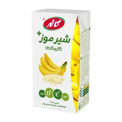 شیر موز غنی شده کاله - 125 گرم