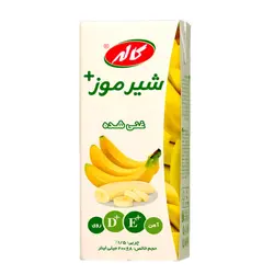 شیر موز غنی شده کاله - 200 میلی لیتر - سولیسوق تهران
