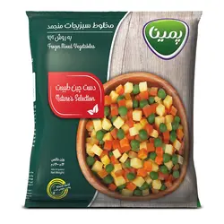 مخلوط سبزیجات منجمد پمینا - 400 گرم - سولیسوق تهران