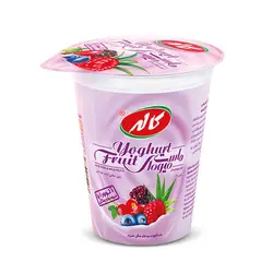 ماست میوه ای آلوورا و جنگلی کاله - 450 گرم - سولیسوق تهران