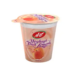 ماست میوه ای هلو کاله - 125 گرم - سولیسوق تهران