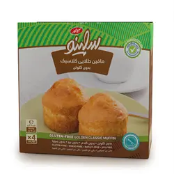 مافین طلایی کلاسیک بدون گلوتن سلینو - 4 عدد - سولیسوق تهران