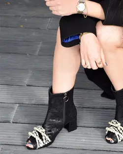D-Black Mermaid Boot