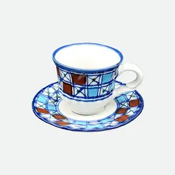 سرویس چایی خوری سنتی طرح شطرنجی