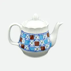 سرویس چایی خوری سنتی طرح شطرنجی