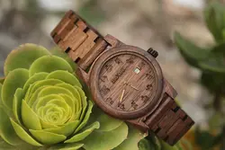 ساعت مچی چوبی (مدل square با چوب اقاقیا)