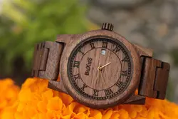 ساعت مچی چوبی (مدل square با چوب اقاقیا)