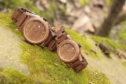 ساعت مچی چوبی (مدل square با چوب اقاقیا)