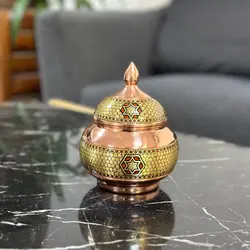 قندان مس و خاتم ممتاز