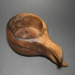 لیوان چوبی (کوکسا) طرح دم ماهی