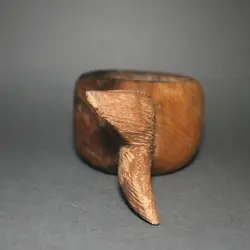 لیوان چوبی (کوکسا) طرح دم ماهی