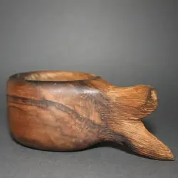 لیوان چوبی (کوکسا) طرح دم ماهی