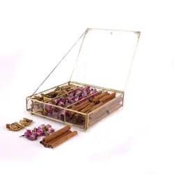 باکس شیشه ای مرمر 3 قسمتی