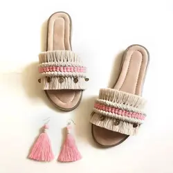 ست کیف و صندل مکرومه S5