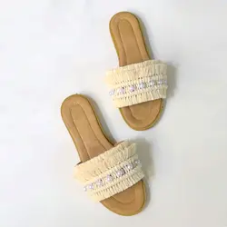 ست کیف و صندل مکرومه S2