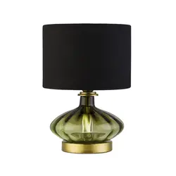 آباژور شیشه ای مدل عدسی