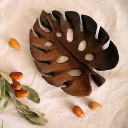 پلیت چوبی طرح برگ انجیری