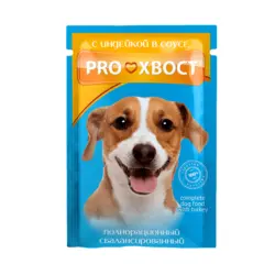 پوچ 85 گرم با گوشت بوقلمون ПРОХВОСТ