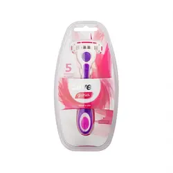 تیغ 5 لبه زنانه مدل گلوریا​ سیلورSilver Gloria Women Razors