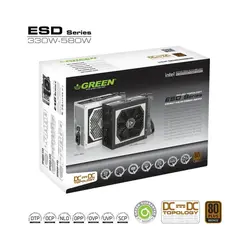 منبع تغذیه کامپیوتر گرین مدل GP530A-ESD