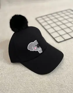 بیسبالی گلدوزی مشکی تکپوم