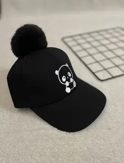 بیسبالی گلدوزی مشکی تکپوم