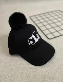 بیسبالی گلدوزی مشکی تکپوم