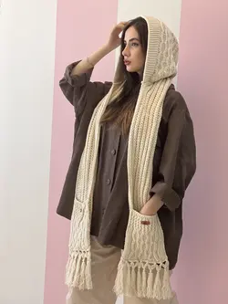 شال و کلاه سرهمی بافت
