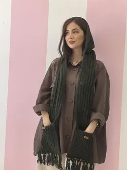 شال و کلاه سرهمی بافت