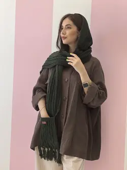 شال و کلاه سرهمی بافت