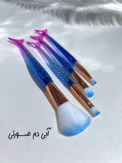 براش ۴ تایی پری دریایی(رنگ آبی)